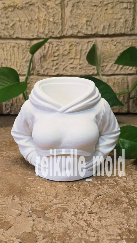 قالب سیلیکونی جامدادی هودی دخترانه قالب جامدادی لباس دخترانه