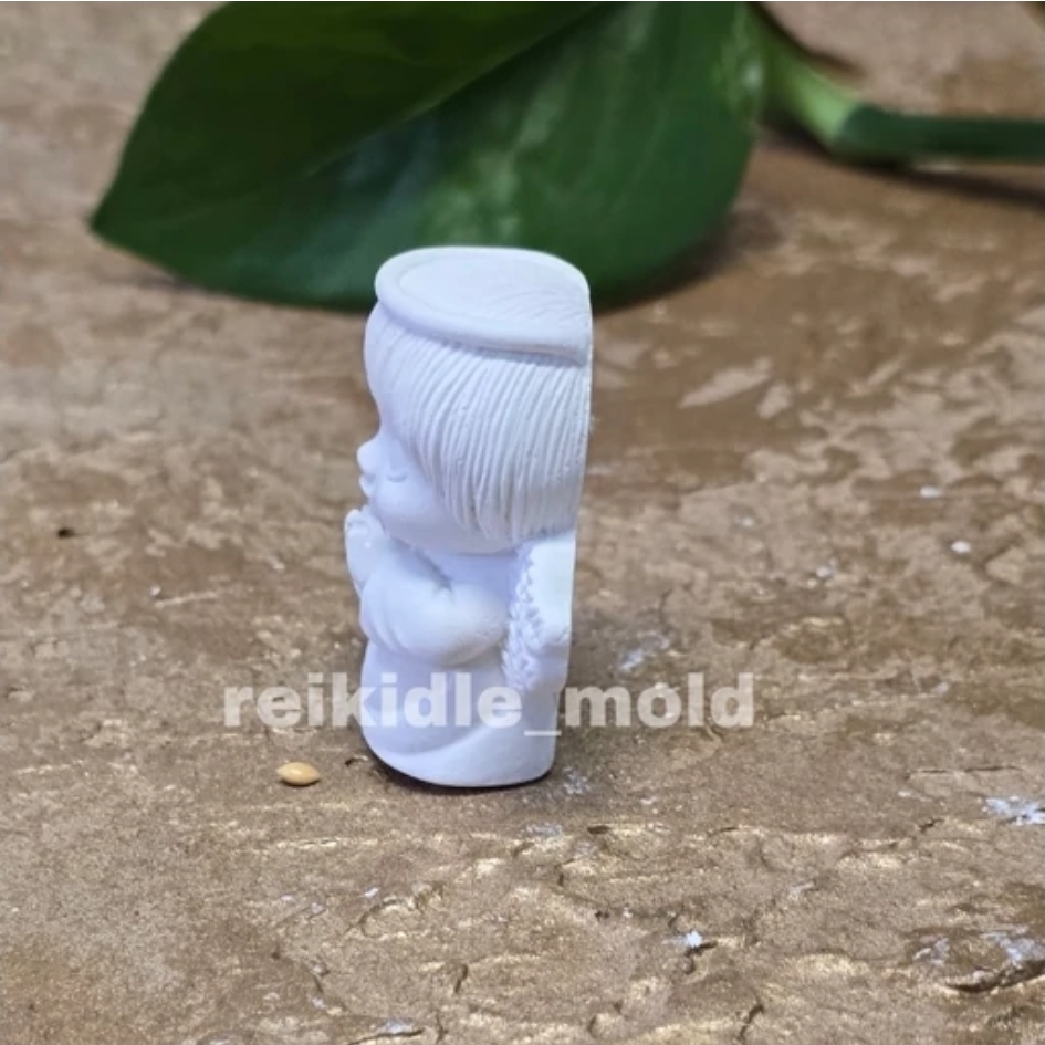 قالب سیلیکونی فرشته کوچولو پشت تخت قالب فرشته کوچولو