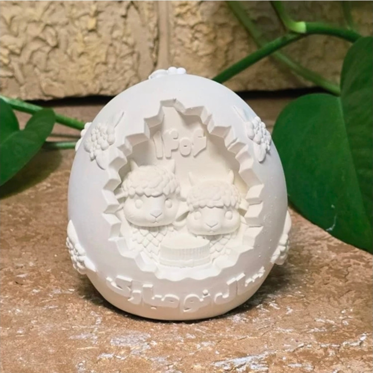 قالب تخم مرغ ببعی سال نو مبارک قالب سیلیکونی تخم مرغ ببعی