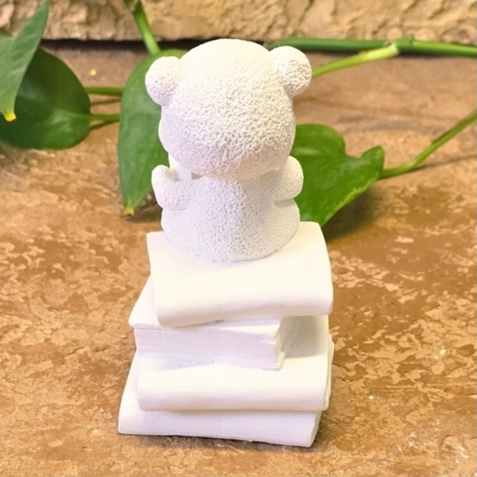 قالب خرس کتابخوان قالب سیلیکونی تدی کتابخوان مناسب روز دانش آموز