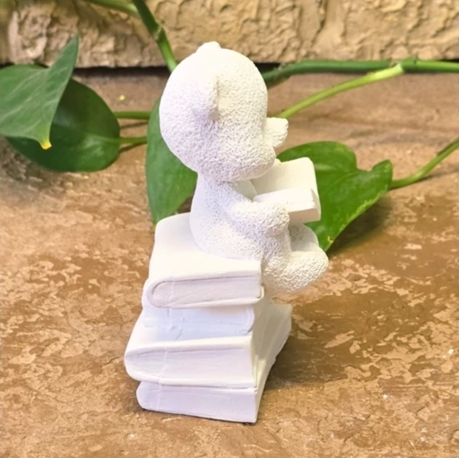 قالب خرس کتابخوان قالب سیلیکونی تدی کتابخوان مناسب روز دانش آموز