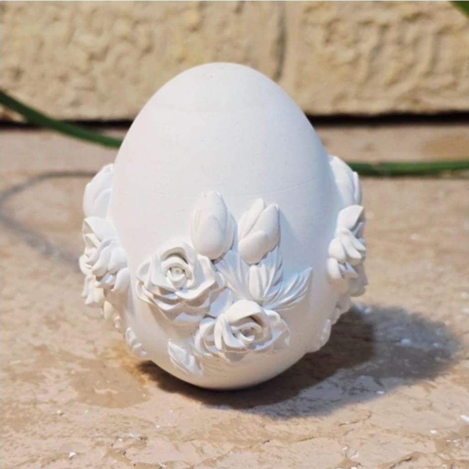 قالب سیلیکونی تخم مرغ گل رز قالب تخم مرغ گل رز